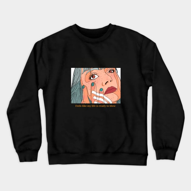 Mind Mischief Crewneck Sweatshirt by Dinanti Dimana